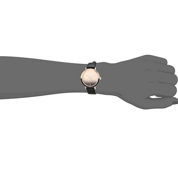 Women\'s New Strap Watch Rose Gold /Black